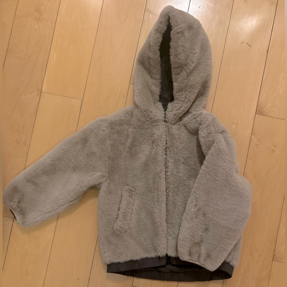 Zara Kids Faux Fur coat.